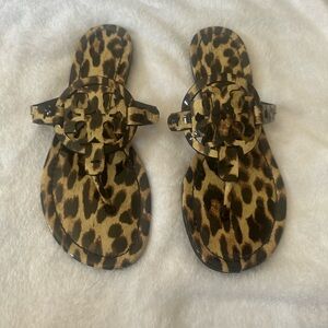 Tory Burch Animal Print Sandals — Miller